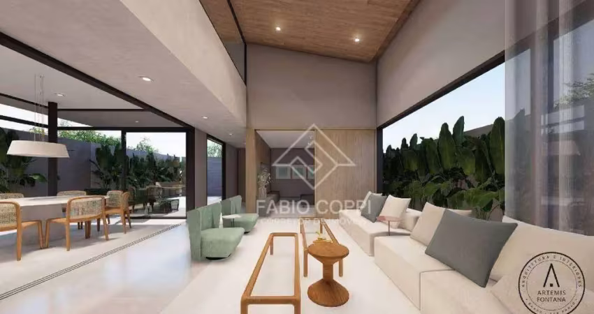 Casa com 3 dormitórios à venda, 242 m² por r$ 2.100.000,00 - residencial cidade jardim - bauru/sp