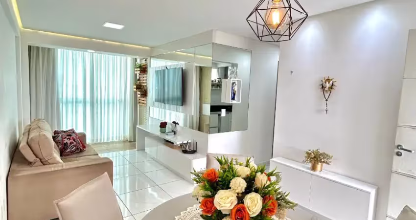 Apartarmento todo mobiliado em condominio club na praia do bessa