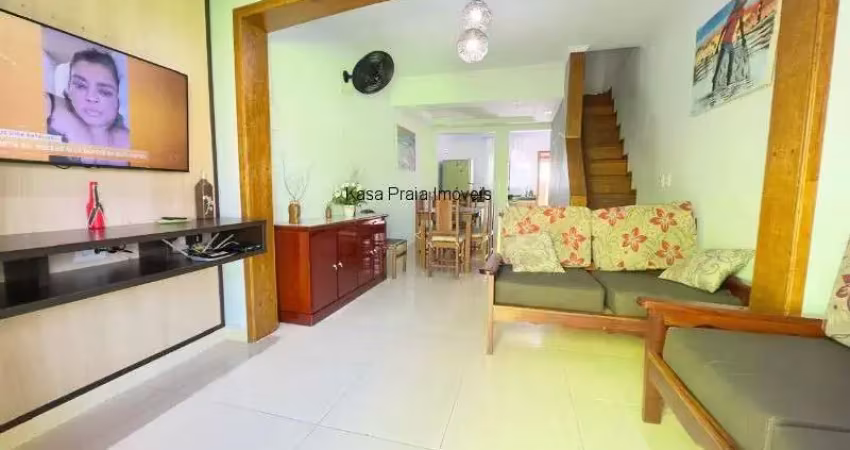 Casa em condomínio para venda de frente para mar no indaiá em caraguatatuba