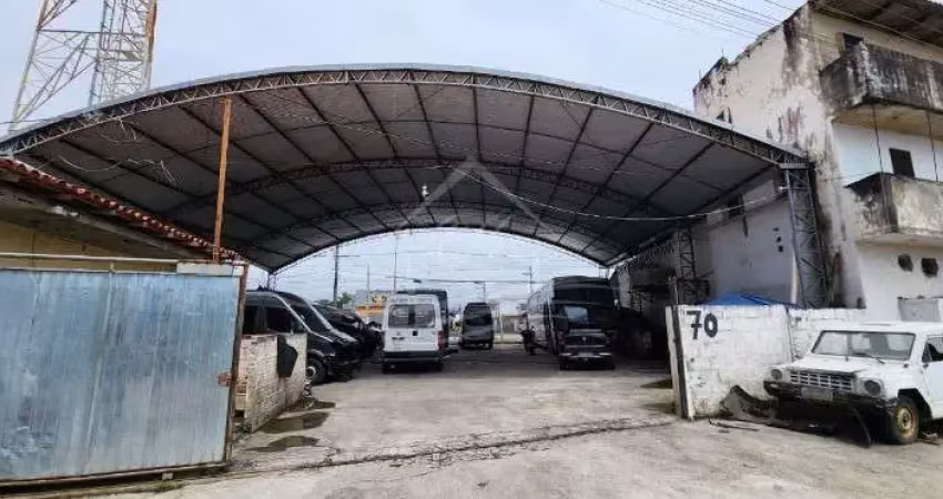 Galpão frente a rodovia 'a venda com 500m² de terreno, jardim britania caraguatatuba/sp