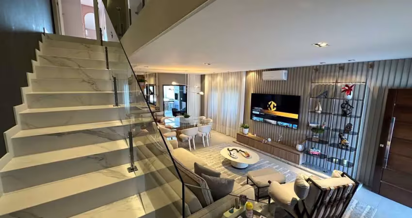 Alto padrão no bairro américa em joinville - 250m² privativos, totalmente mobiliado, decorado, com jacuzzi e rua sem saída
