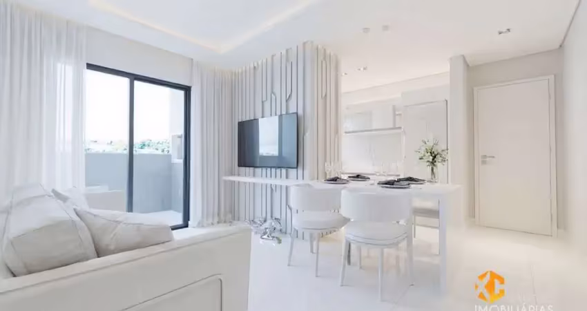 Lançamento no bairro aventureiro - oportunidade de adquirir seu apartamento com 2 quartos, sacada com churrasqueira e 1 vaga de garagem!  entrada 30x