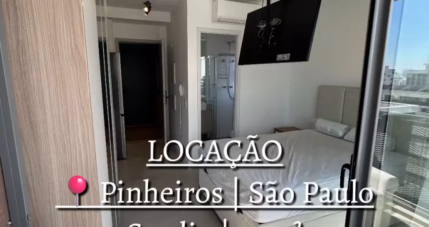 Studio mobiliado num dos melhores locais de pinheiros, perto de tudo!