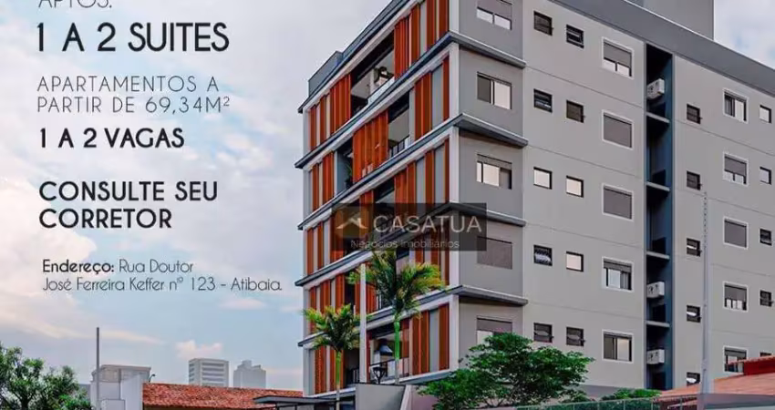 Apartamento com 2 dormitórios à venda, 69 m² por r$ 714.000,00 - vila helena - atibaia/sp