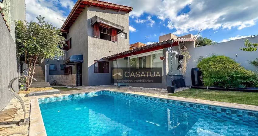 Casa com 4 dormitórios à venda, 239 m² por r$ 1.200.000,00 - jardim santa bárbara - atibaia/sp