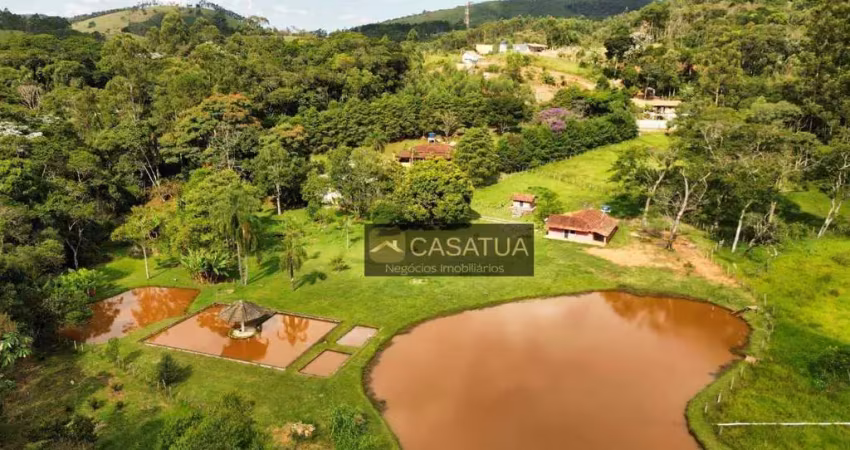 Chácara com 7 dormitórios à venda, 24000 m² por r$ 980.000,00 - divininho - nazaré paulista/sp