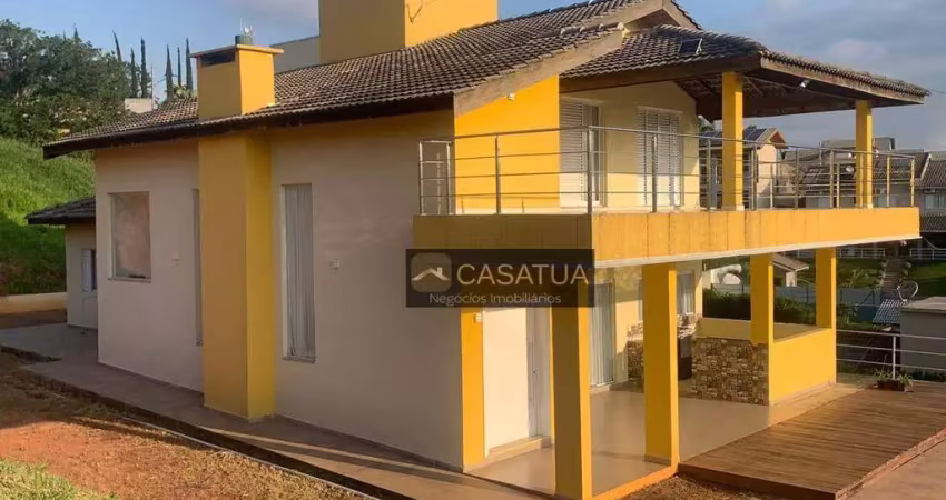 Casa com 3 dormitórios, 279 m² - venda por r$ 1.800.000,00 ou aluguel por r$ 14.650,00/ano - condomínio serra da estrela - atibaia/sp