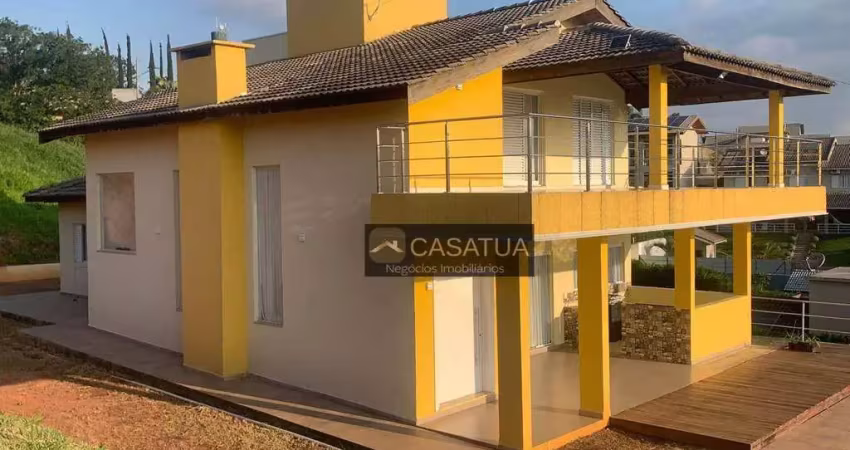 Casa com 3 dormitórios, 279 m² - venda por r$ 1.800.000,00 ou aluguel por r$ 14.650,00/ano - condomínio serra da estrela - atibaia/sp
