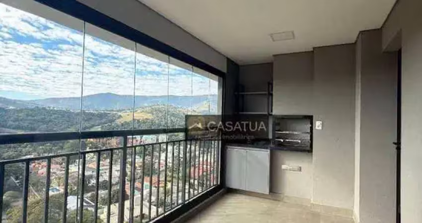 Apartamento com 3 dormitórios para alugar, 88 m² por r$ 5.945,00/mês - nova gardênia - atibaia/sp