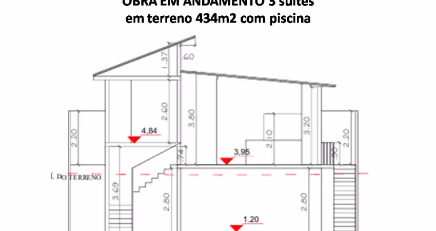 Casa 222m2 com 3 suítes e piscina - condomínio fechado vila real bragança paulista