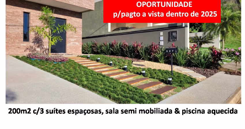 Casa 3 suites com piscina condominio fechado vila real bragança paulista