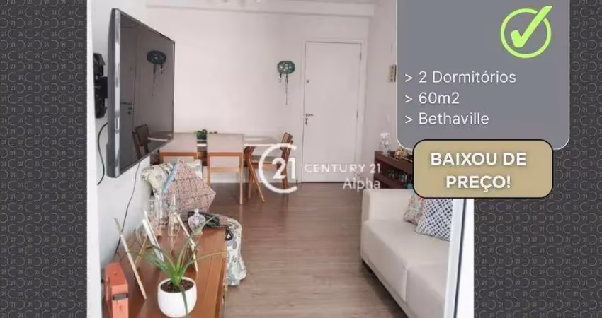 Apartamento 2 quartos com suíte em bethaville - ideal para sua família!
