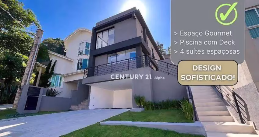 Casa com 4 dormitórios à venda, 280 m² por r$ 2.200.000,00 -  alphaville - santana de parnaíba/sp
