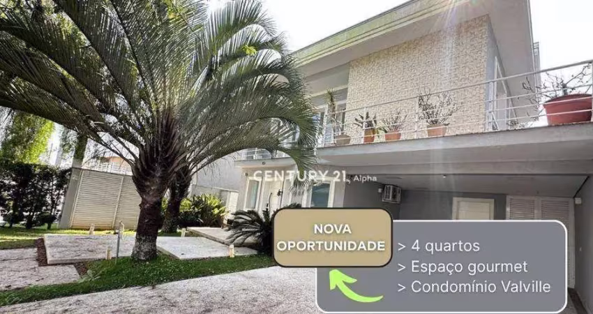 Casa com 4 dormitórios, 350 m² - venda por r$ 2.550.000,00 ou aluguel por r$ 14.900,00/mês - valville 1 - santana de parnaíba/sp