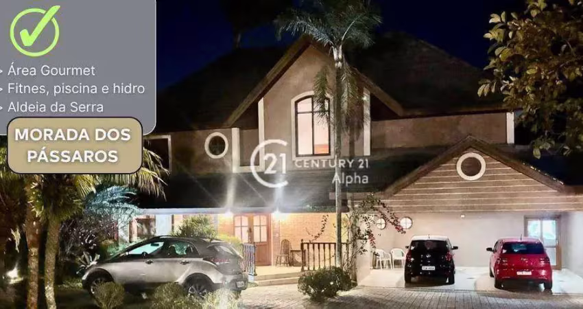 Casa com 4 dormitórios à venda, 421 m² por r$ 3.800.000,00 - morada dos pássaros - barueri/sp