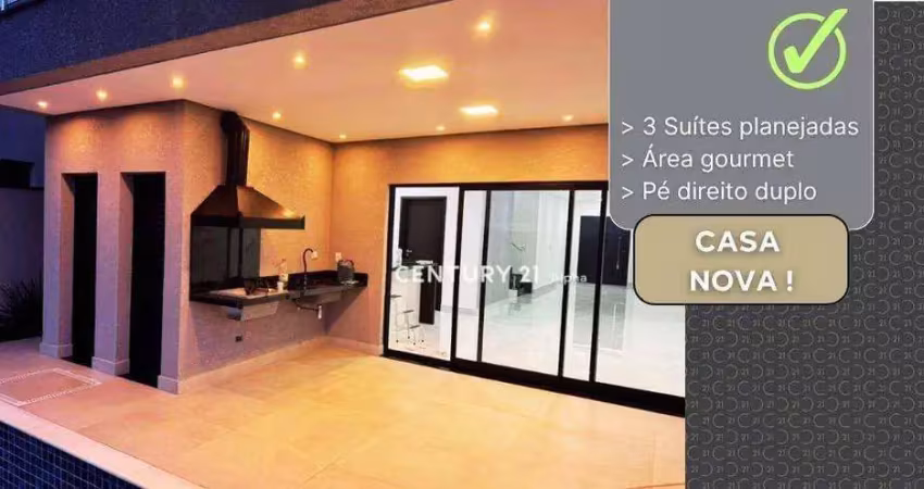 Casa com 3 dormitórios à venda, 240 m² por r$ 2.590.000,00 - new ville - santana de parnaíba/sp