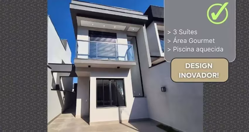 Casa imponente com 3 suítes à venda em villas do jaguari - santana de parnaíba/sp