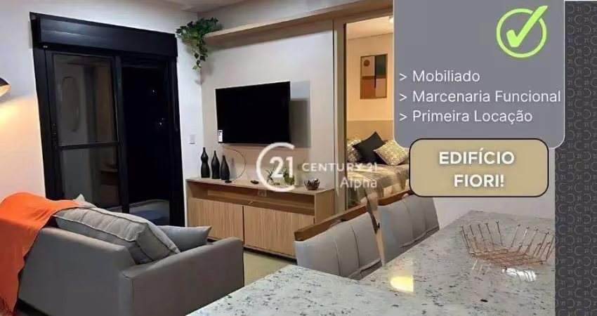 Apartamento com 1 dormitório para alugar, 41 m² por r$ 5.500,00/mês - empresarial 18 do forte - barueri/sp
