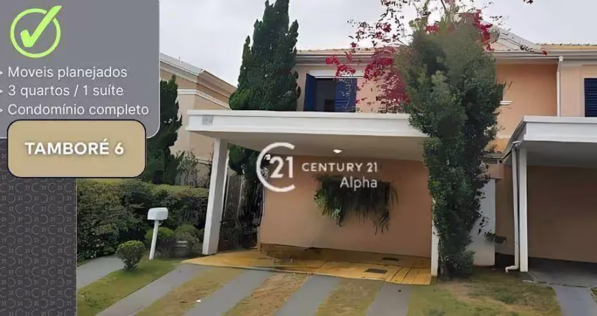 Casa com 3 dormitórios à venda, 165 m² por r$ 1.855.000,00 - tamboré 06 - santana de parnaíba/sp