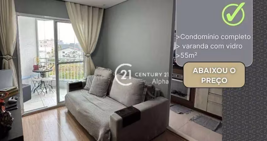 Apartamento 2 quartos com suíte e varanda no piemonte residencial club, barueri