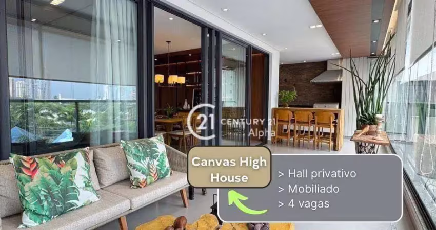 Apartamento com 4 dormitórios à venda, 282 m² por r$ 6.000.000,00 - alphaville industrial - barueri/sp