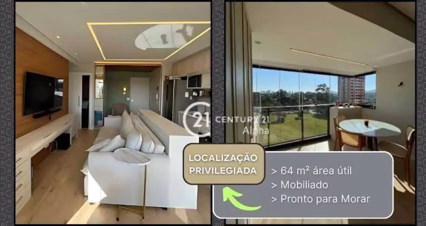 Apartamento com 2 dormitórios à venda, 64 m² por r$ 1.390.000,00 - tamboré - barueri/sp