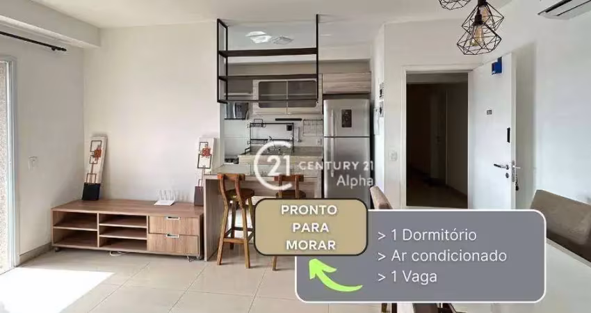 Apartamento com 1 dormitório à venda, 50 m² por r$ 630.000,00 - alphaville - barueri/sp