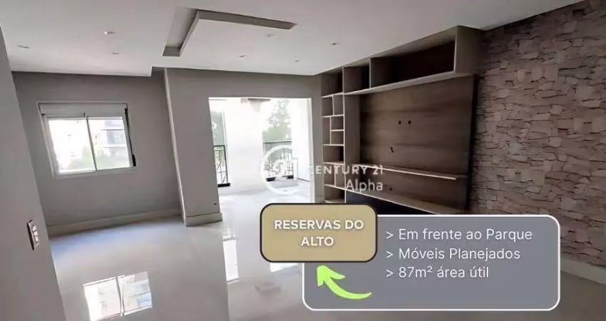 Apartamento com 3 dormitórios à venda, 87 m² por r$ 860.000,00 - reserva do alto - barueri/sp