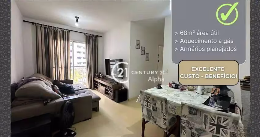 Apartamento com 3 dormitórios à venda, 68 m² por r$ 427.000,00 - condomínio alphaview - barueri/sp