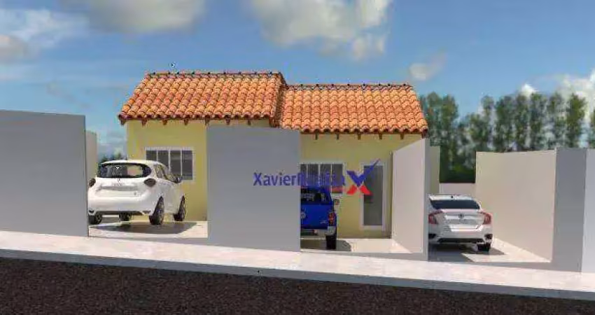 Casa com 2 dormitórios à venda, 50 m² por r$ 265.000 - marques industrial - são joaquim de bicas/mg