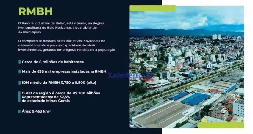 Terreno à venda, 5000 m² por r$ 1.744.500,24 - aroeiras - betim/mg