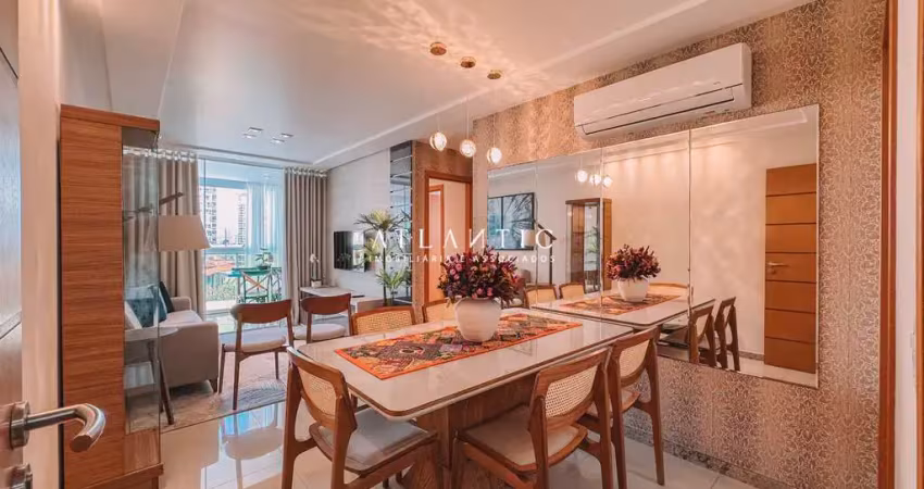 Apartamento à venda no costa do hawaii, itapuã – vila velha/es – 2 suítes, porteira fechada e localização privilegiada
