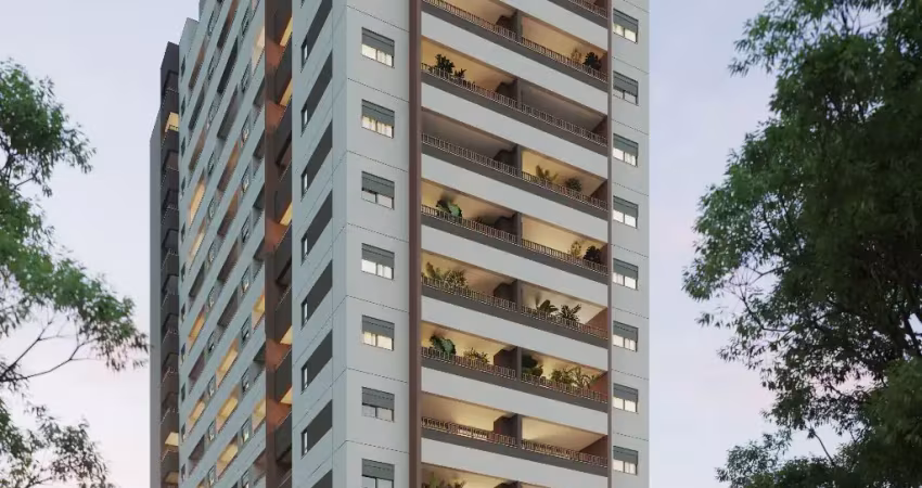 Apartamentos de 1 e 2 dormitório com opção de varanda e vaga