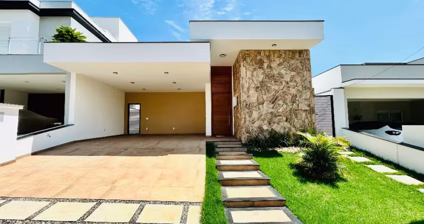 Casa térrea nova 3 dormitórios no condomínio mont blanc sorocaba sp