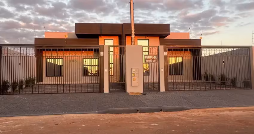Casa nova à venda no recanto tropical | 1 suíte + 1 quarto | 2 vagas