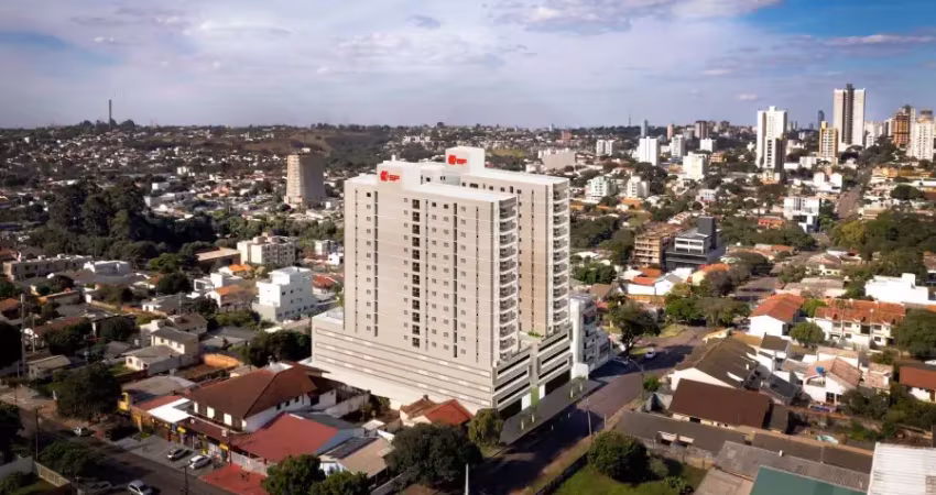 Bonsai premium 2, apartamento na planta, 2 quartos + 1 vaga e área de lazer no centro de cascavel