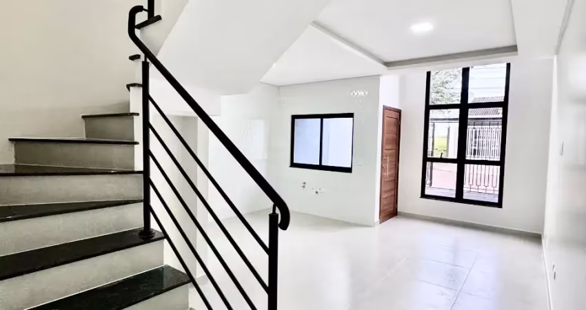 Sobrado novo 125 mt2 no canadá com 3 quartos, 2 vagas e terraço gourmet com churrasquira