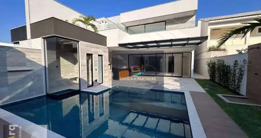 Barra da tijuca - riomar - magnífica casa com 5 dormitórios, 502 m² - à venda