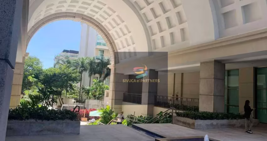 Le monde - barra da tijuca - excelente sala comercial mobiliada, pronta para uso, no melhor e mai bem localizado empreendimento da região