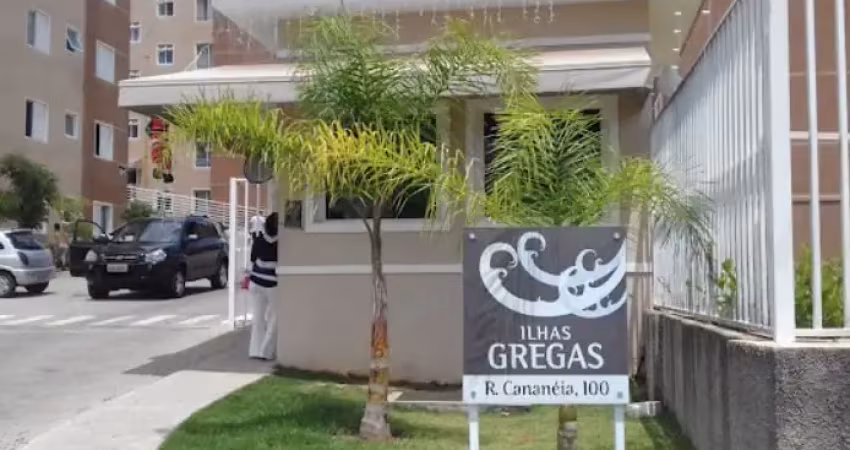 Apartamento com 2 quartos no condomínio ilhas gregas - jd leocádia - sorocaba/sp