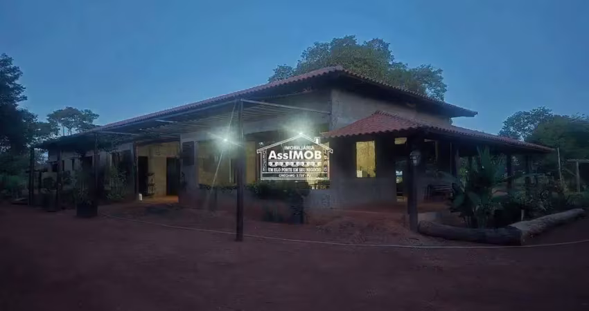 Chácara - sítio, a venda, 16ha, plano, zona rural, sede 500m² c/ salão para reuniões, jardim, mata nativa, poço arttesiano, energia 35kva, paracatu-mg