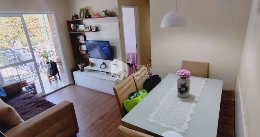 APARTAMENTO PARA VENDA COM 53M² 2 DORM (1 SUÍTE) MOBILIADO, SACADA ENVIDRAÇADA + 1 VG + LAZER -  CA