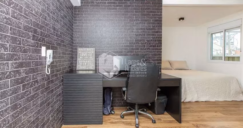 Apartamento garden para venda em chácara santo antônio (zona sul) com 1 quarto, 64m²