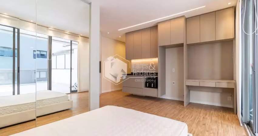 Apartamento garden para venda em moema com 1 quarto, 69m²