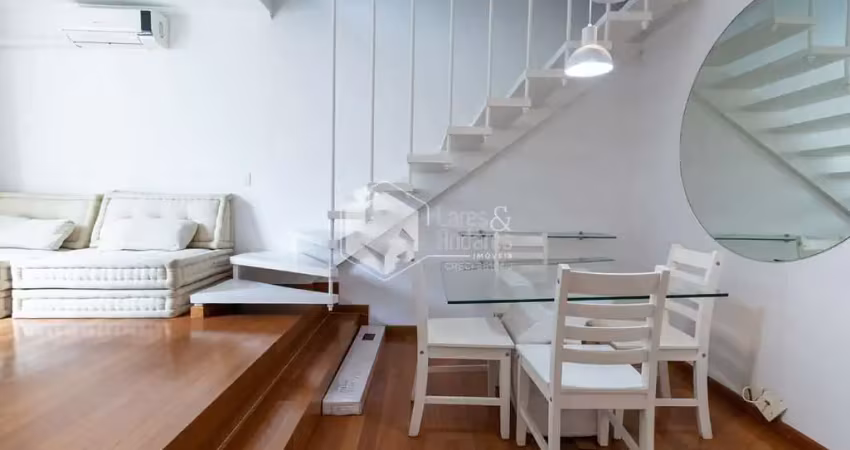 Duplex para venda em itaim bibi com 1 quarto, sendo 1 suíte, 70m²