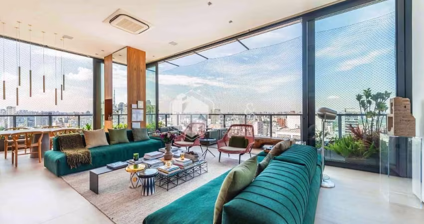 Cobertura para venda com 4 quartos, sendo 4 suítes, 408m²