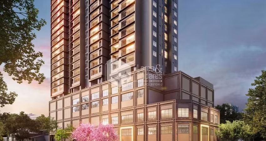 Apartamento tipo para venda com 1 quarto, sendo 1 suíte, 46m²