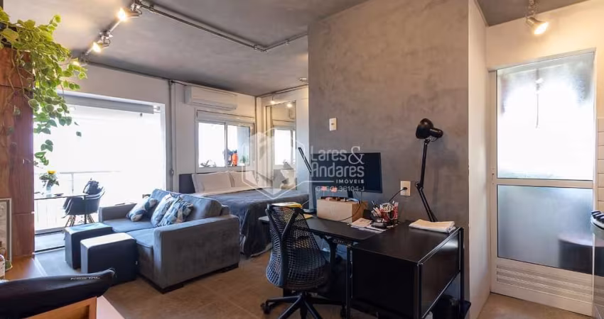 Apartamento tipo para venda com 1 quarto, sendo 1 suíte, 44m²