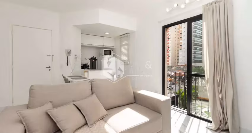 Apartamento tipo para venda em itaim bibi com 1 quarto, sendo 1 suíte, 35m²