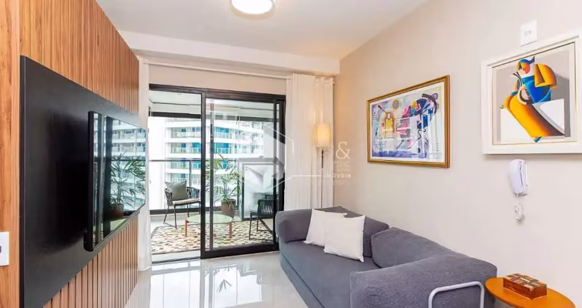 Apartamento tipo para venda em moema com 1 quarto, sendo 1 suíte, 42m²